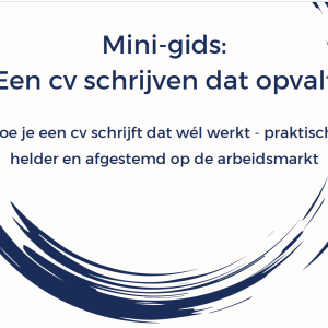 cv schrijven